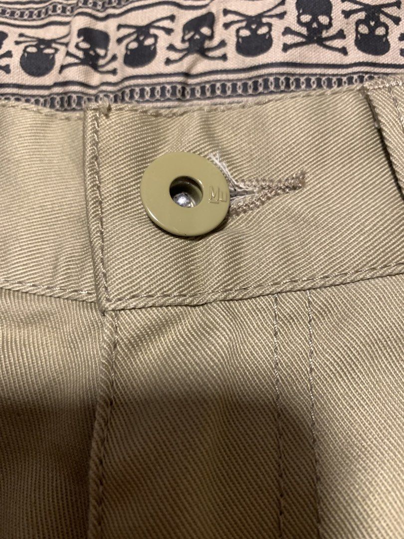 Musium Khaki Pyramid Stud Pants Skull Patch Back Pocket Size 30 (Category: Jeans) located in Calasiao. Submitted by beardmodefinds0707 (Listing ID 1449835178, Image 3). Description: Musium Khaki Pyramid Stud Pants Skull Patch Back Pocket Size 30 Waist 30 Rise 13 Inseam 26 Thigh 10 Hem 7 Excellent conditio No issue 10/10 color rate.