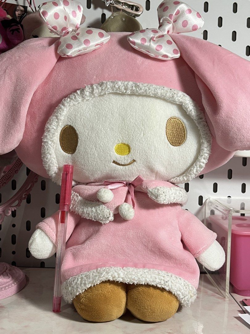 my melody sanrio licensed plush plushie (Category: Plushies & Soft Toys) located in Makati City. Submitted by daegucart (Listing ID 1449870839, Image 2). Description: ₱220 + sf pay as you order only not for sensitive collector authentic but faded etiketa - need wash rfs: moving out for college, need to declutter :3 mop: gcash mod: jnt / lalamove.