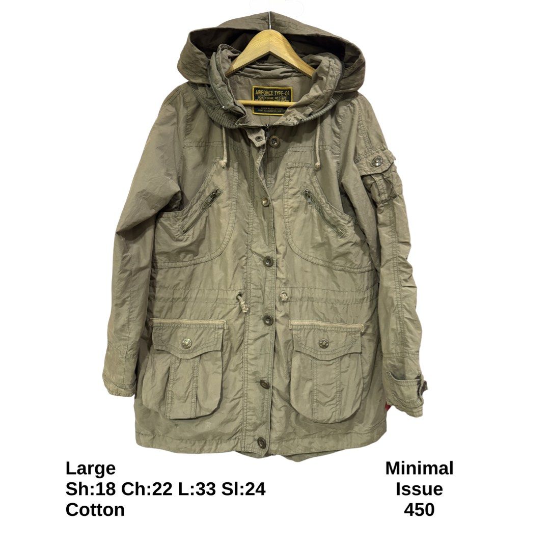 Nabioka Type 01 Military Parka Jacket (Category: Coats, Jackets and Outerwear) located in Bulacan. Submitted by rlemonfashionshop (Listing ID 1449892212, Image 1). Description: Premium Class Quality Items. Actual Item on Photo with Good/Mint Condition. Message us for inquiries, more information and confirmation. Wash before wearing. Thank you so much..