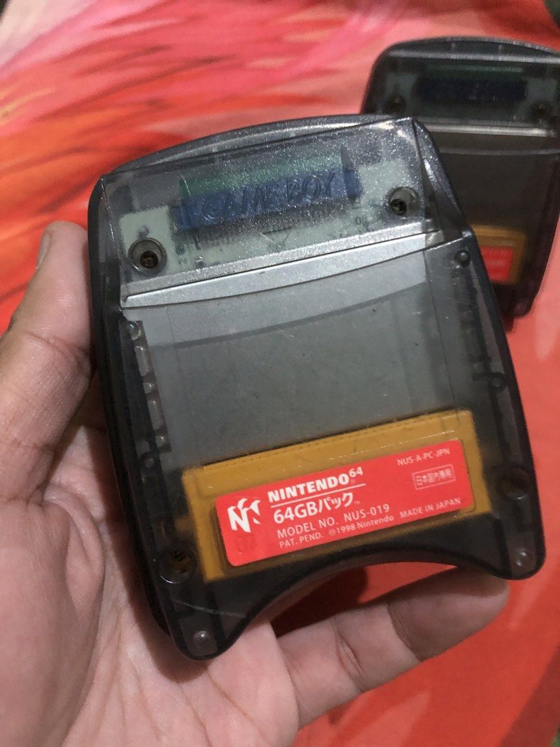 Nintendo 64 Gameboy player 500 each (Category: Nintendo) located in Quezon City. Submitted by markgolveo (Listing ID 1449889586, Image 3). Description: Nintendo 64 Gameboy player 500 each.