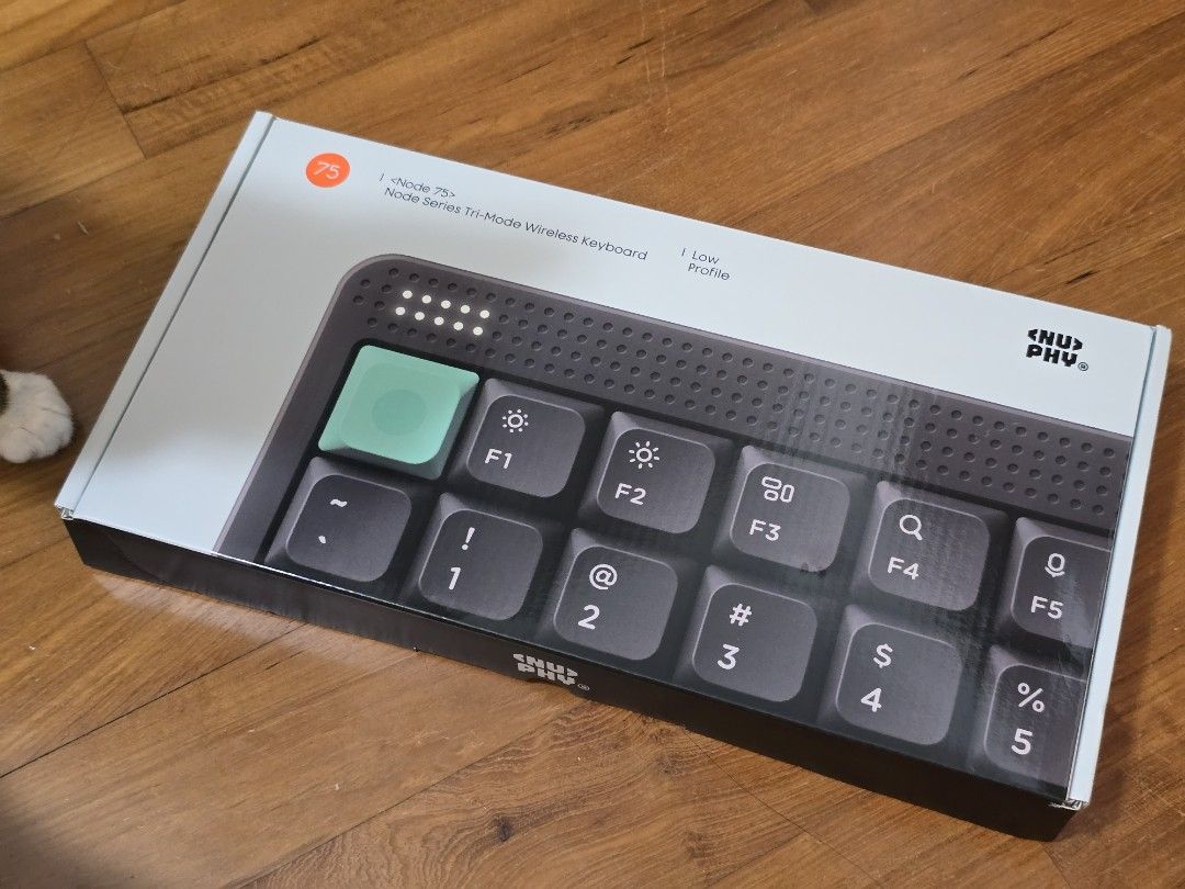 NuPhy Node 75 Wireless Mechanical Keyboard (Blush Nano Silent Linear Switches)