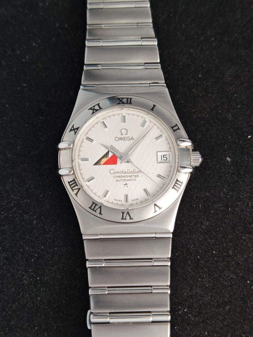 Omega Constellation PAL 35mm (Category: Men's Watches) located in San Juan City. Submitted by MW_888 (Listing ID 1449818878, Image 2). Description: Omega Constellation (PAL edition) Gerald Genta design Unisex 35mm size Ref 1502.30 Automatic 9/10 condition Inclusions: watch, original bracelet fit to approx 7" wrist and watch case 100k.