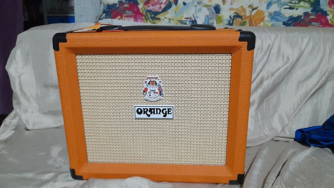 Orange Crush 20 Guitar Amplifier (Category: Musical Instruments) located in Manila. Submitted by axolotlelele (Listing ID 1449793866, Image 2). Description: - Orange Crush 20 Guitar Amp - Twin-channel design: Clean and Dirty channels - Footswitchable for easy channel switching - Ideal for practice sessions or small gigs - Pure analogue signal path - Classic Orange colour - Reason for selling: Friend is upgrading.