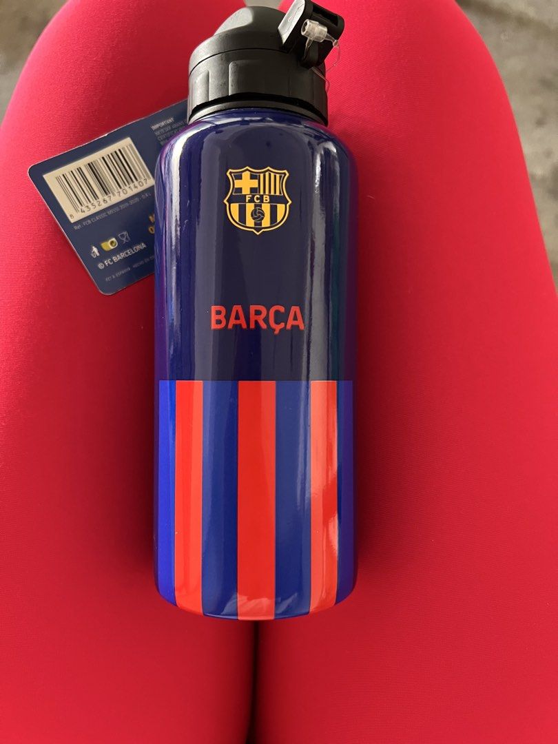 Original Barcelona Tumbler (Category: Everything Else Others) located in Makati City. Submitted by aljacinto (Listing ID 1449758834, Image 2). Description: Show your support for a football legend with this authentic FC Barcelona merchandise. Featuring Lionel Messi’s iconic number 10, this sleek blue water bottle is a must-have for any true Blaugrana fan. Authentic Merch: Official FC Barcelona product, complete with the original club tag. Iconic D