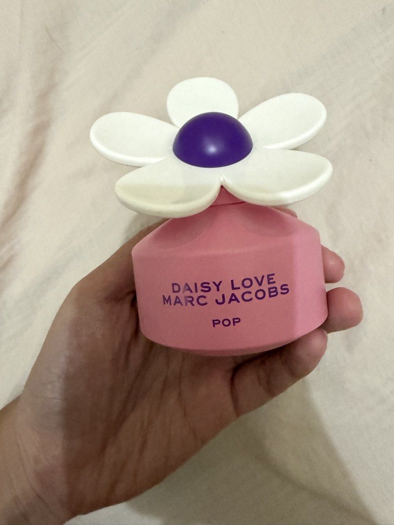 Original Marc Jacobs Daisy Love Pop Eau de Toilette (Category: Fragrance & Deodorants) located in Manila. Submitted by lifeofchamppreloved (Listing ID 1449872516, Image 2). Description: Marc Jacobs Daisy Love Pop EDT * Approximately 90% full. * Daisy Love Pop by Marc Jacobs is a Floral Fruity fragrance for women. * Originally purchased in Singapore for ₱4,800..
