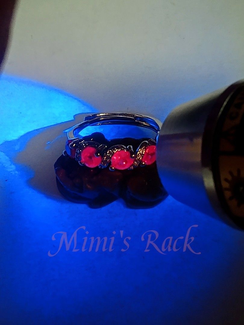 Pink Ruby Adjustable Ring (Category: Rings) located in Taguig. Submitted by mimisrack (Listing ID 1449940254, Image 2). Description: 🩷 Add a pop of elegance to your everyday style with this beautiful Pink Ruby adjustable ring. Featuring vibrant pink ruby stones accented with sparkling zircon details, this ring is perfect for daily wear or special occasions. ✨ Pink Ruby is believed to symbolize: • Love and passion • Confidence and courage • Vital