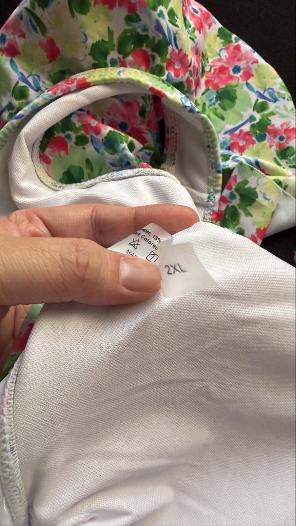 Plus size shein curve one piece swimsuit (Category: Bikinis & Swimsuits) located in General Trias. Submitted by secondhandthingzz (Listing ID 1449820893, Image 3). Description: 2XL on tag Never worn Location: General Trias, Cavite Payment: Gcash/RCBC/Maribank Delivery: Lalamove, J&T (shouldered by buyer) ❤️.