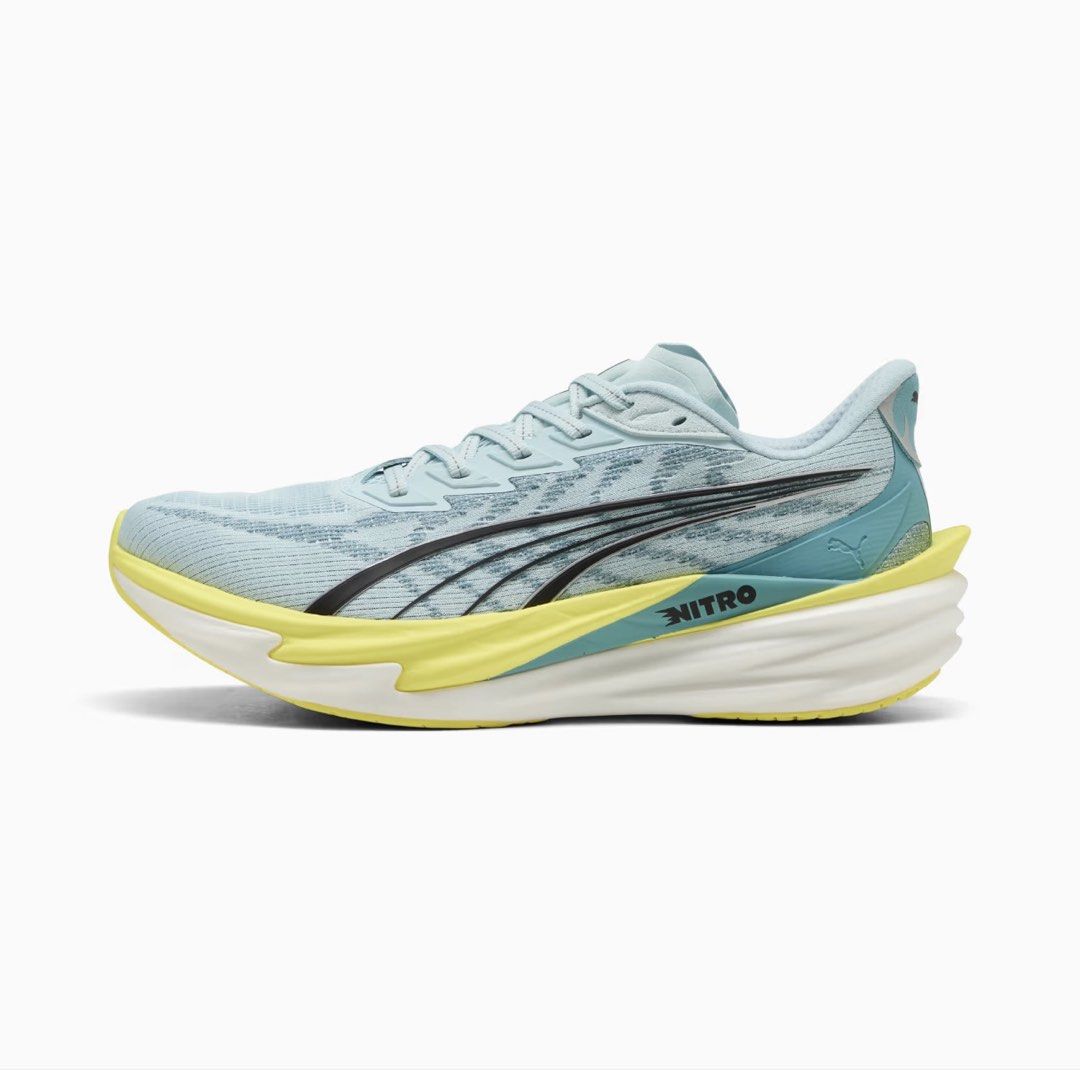 Puma Deviate NITRO™ 4 Running Shoes Men (Category: Casual Shoes) located in Manila. Submitted by bilosxd (Listing ID 1449760182, Image 2). Description: The Deviate NITRO™ 4 Wide is built for speed on everyday runs. NITROFOAM™ delivers responsive energy return, while a breathable mesh upper and a PWRPLATE provide smooth propulsion. Color: Baltic Sea Blue-Fresh Water Note: Used only twice. No issues. Still good as new. ——— ⚠️ IMPORTANT • Actual col