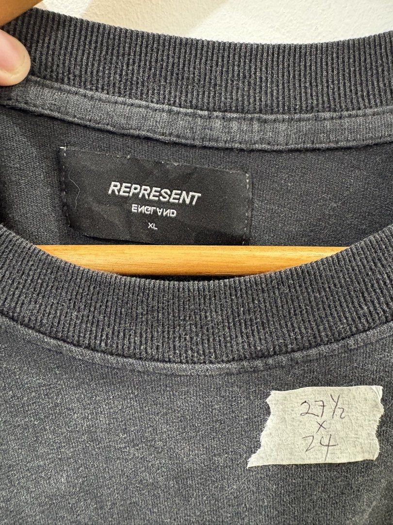 Represent Shirt (Category: Tshirts & Polo Shirts ) located in Manila. Submitted by departmentstore.ph (Listing ID 1449890217, Image 2). Description: DEPARTMENT STORE Please read before inquiring or making a purchase. • All garments are pre-loved. Please manage your expectations. • Detailed photos are provided. Kindly zoom in and inspect each image carefully before purchasing. • We do our best to disclose all flaws, but minor signs of wear may occ