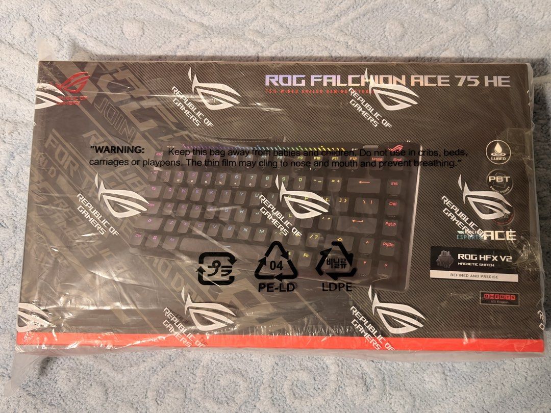 ROG Falchion Ace 75 HE Gaming Keyboard Black510360324051445761