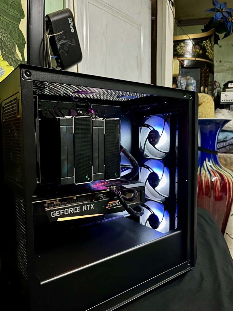Ryzen 5 5600X + AORUS RTX 3070 Master 8GB (Category: Desktops) located in Cagayan de Oro. Submitted by castillonpam (Listing ID 1449791564, Image 1). Description: Gaming PC Ryzen 5 5600X + AORUS RTX 3070 Master 8GB • ASUS TUF B550M-Plus WiFi II • Ryzen 5 5600X • AORUS RTX 3070 Master 8GB • G.Skill Trident Z RGB 16GB • Kingston 1TB NVMe SSD • DeepCool AK620 Cooler • DeepCool CG560 Case • Corsair CV750 PSU Well-maintained, ready for 1080p/1440p gam