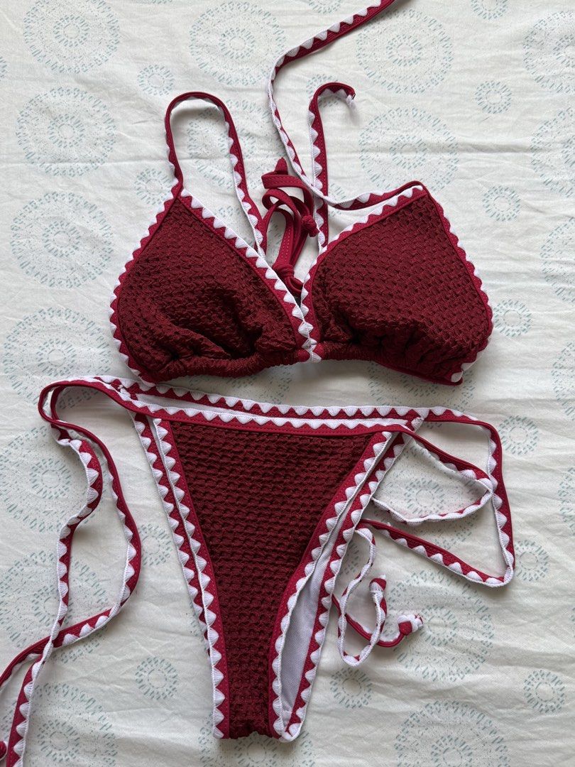 Shein swimsuits (Category: Bikinis & Swimsuits) located in Quezon City. Submitted by idss13 (Listing ID 1449758663, Image 1). Description: Used 1 and yung iba never worn pa . Selling for 150 each.