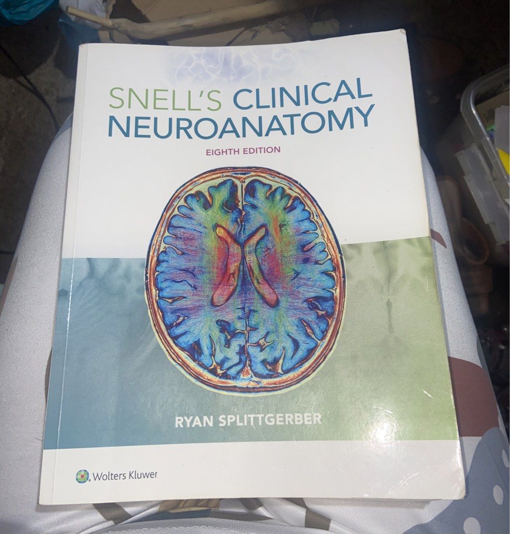 Snell's Clinical Neuroanatomy Eighth Edition Textbook (Category: Textbooks) located in Leyte. Submitted by amg_2003 (Listing ID 1449852145, Image 1). Description: - Snell's Clinical Neuroanatomy, Eighth Edition by Ryan Splitgerber - Original bought from C&E.