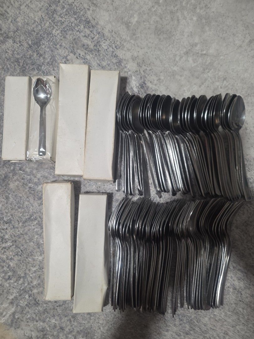 Stainless Steel Spoons and Forks- Bulk Lot