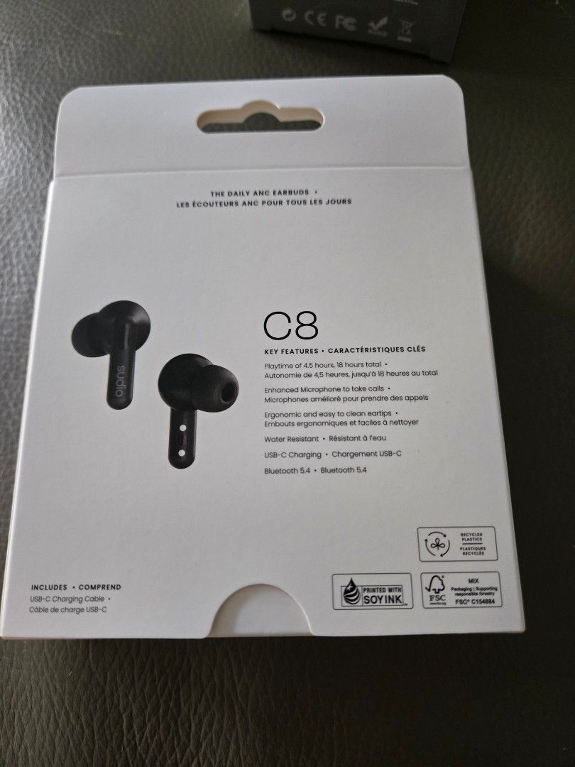 Sudio C8 True Wireless Earbuds - Black510026810361784321