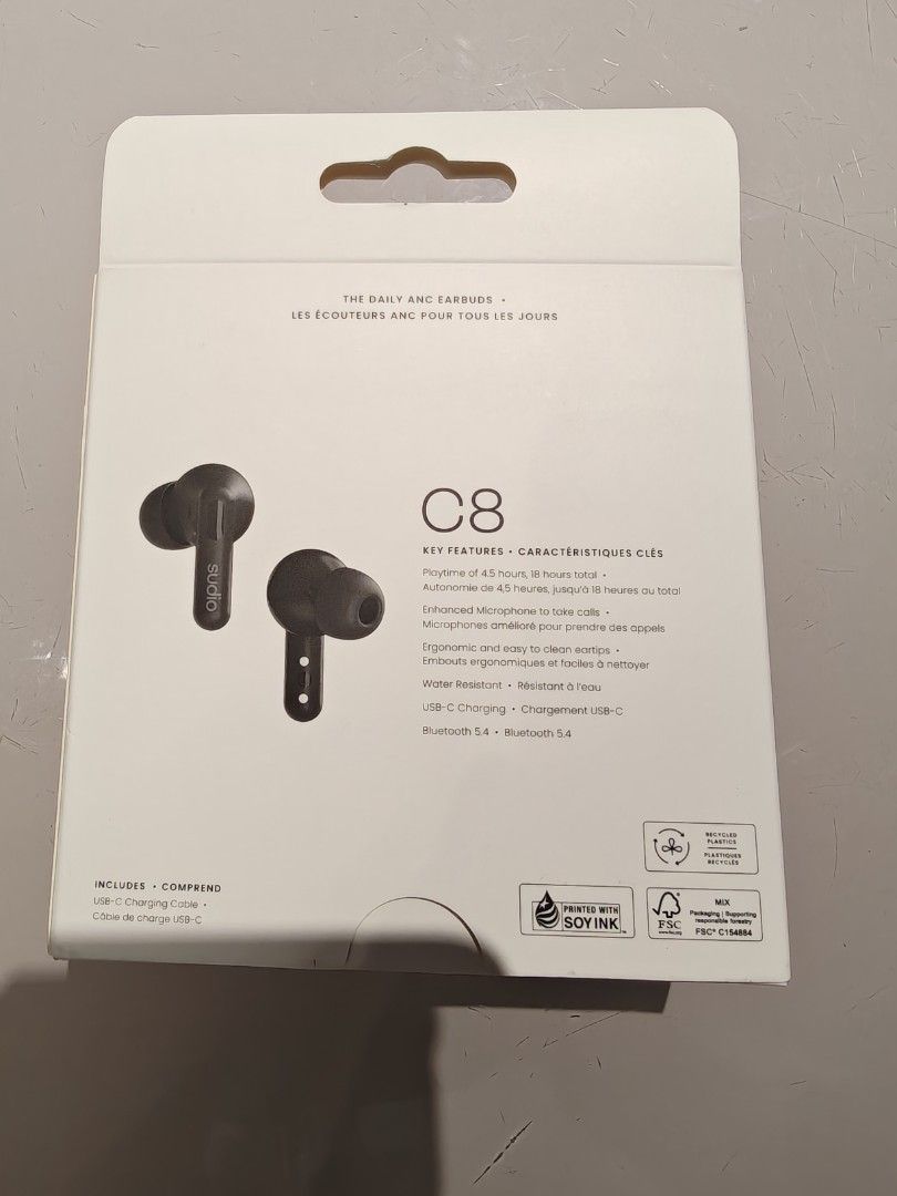Sudio C8 True Wireless Earbuds - Black510094029986867201