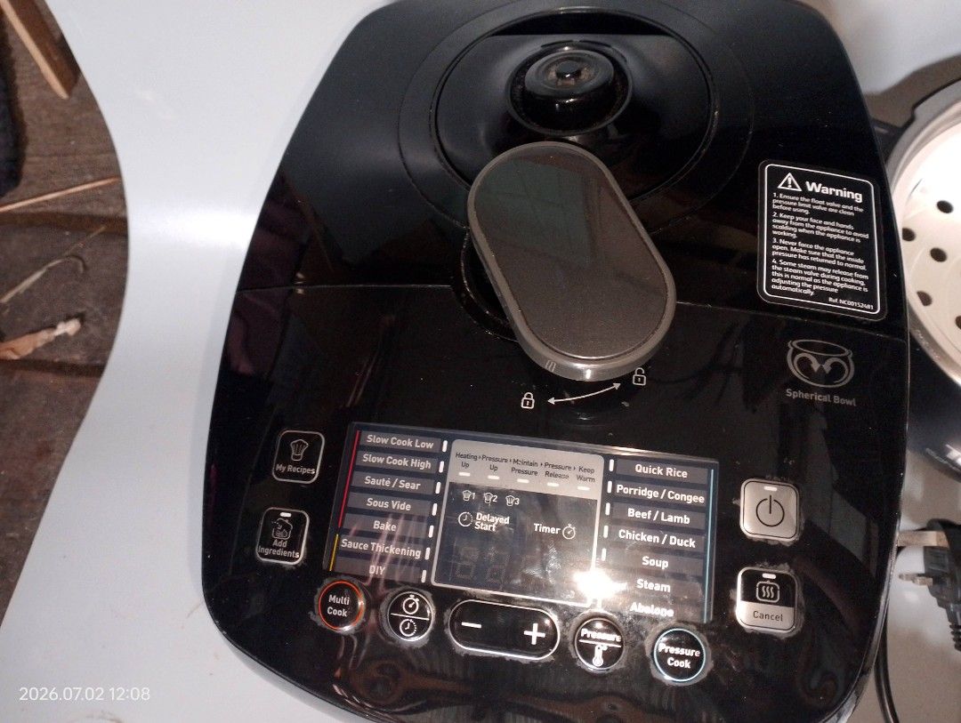 Tefal Multi Cooker with Steamer Basket and Accessories (Category: Cookers) located in Manila. Submitted by rjndilan24053 (Listing ID 1449836612, Image 3). Description: - Tefal Multi Cooker - Versatile cooking functions: rice, porridge, steam, and more - Ideal for busy kitchens - Easy-to-use controls - Includes: inner pot, steamer basket, power cord - Ask me if you have questions!.