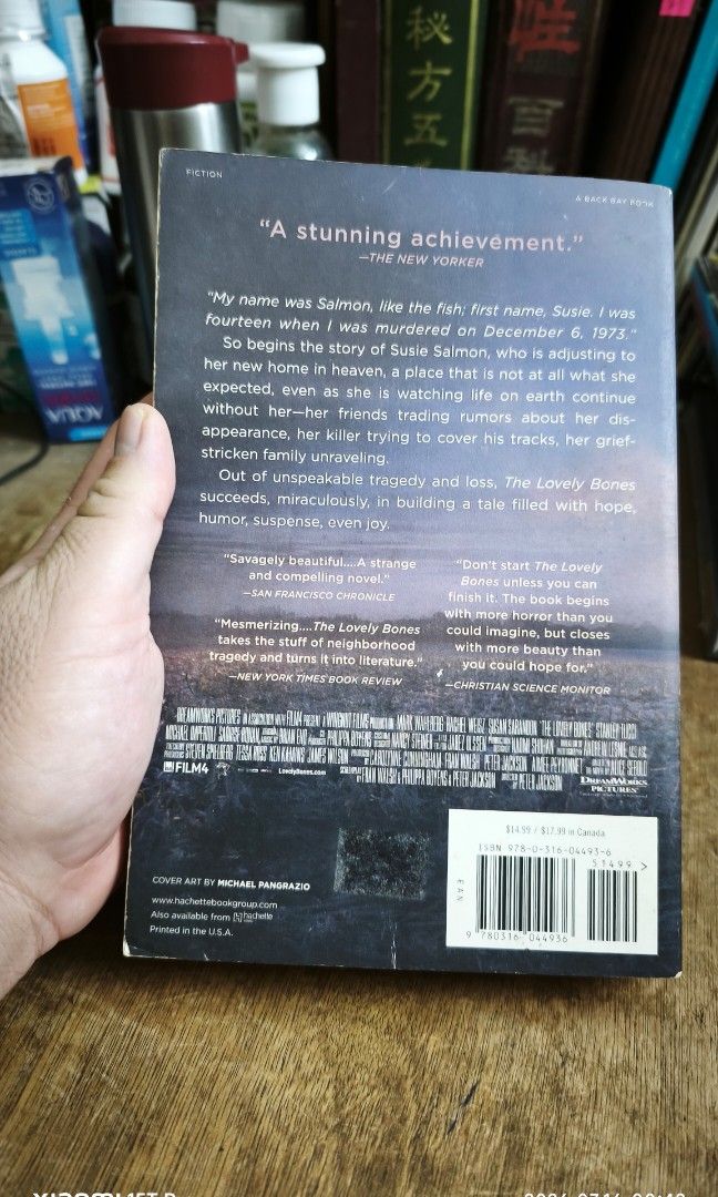The Lovely Bones by Alice Sebold (Category: Storybooks) located in Petaling Jaya. Submitted by oulikee (Listing ID 1449930911, Image 2). Description: .