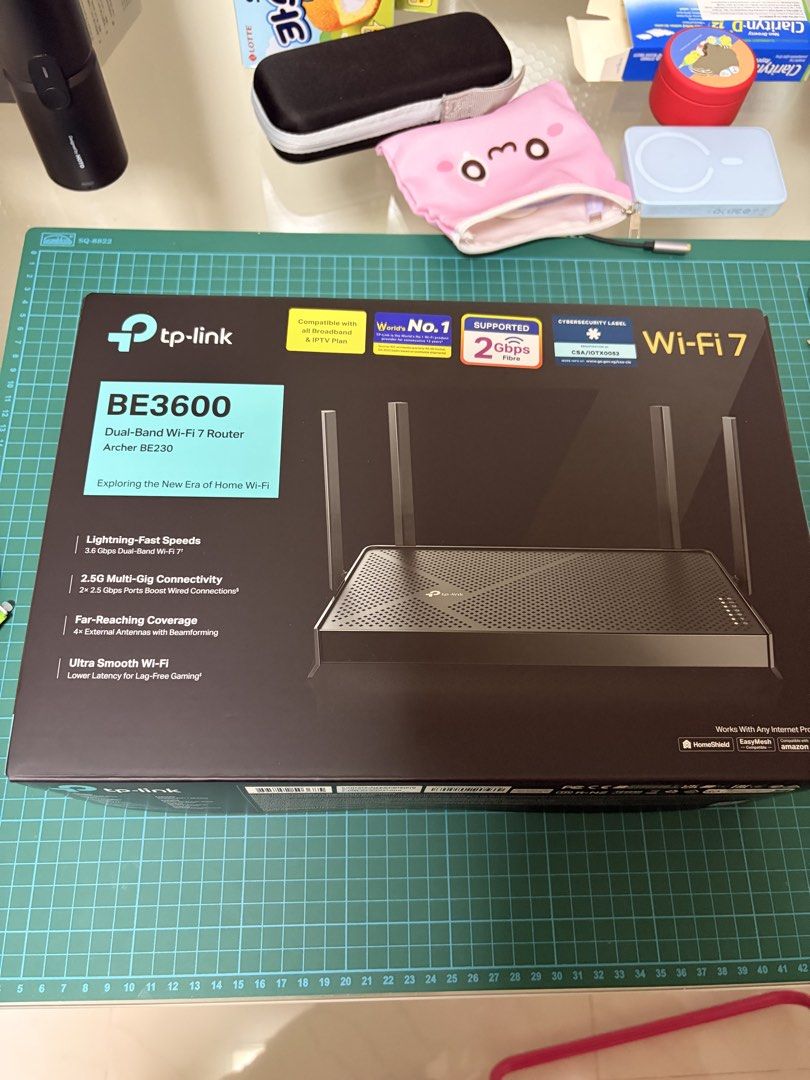 TP-Link BE3600 Wi-Fi 7 Dual-Band Router Archer BE230