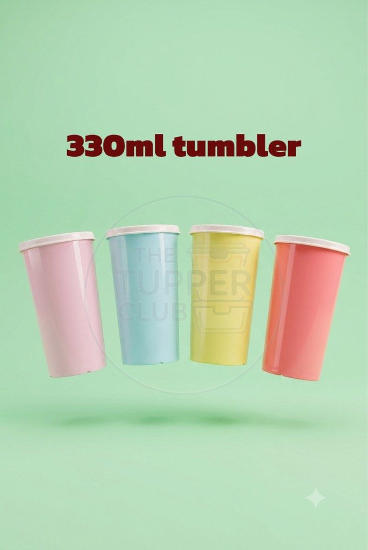 Tupperware 330ml tumbler /pcs (READY STOCK)