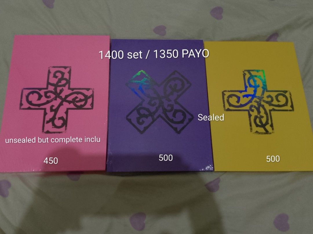 TXT album pcs (Category: CDs & DVDs) located in Bulacan. Submitted by cheolsimp17 (Listing ID 1449882762, Image 1). Description: - TXT 7TH YEAR: A Moment of Stillness in the Thorns - Unsealed Anxiety Ver. (Complete inclu): PHP 450 (420 PAYO) - Sealed Album: PHP 500ea (450 ea PAYO) - Yeonjun and Kai pc: PHP 100 ea (90 ea PAYO) - Soobin pc: PHP 200 ea (180 ea PAYO) -Loc: Bulacan -Mop: Gcash - DM to purchase or inquire!.