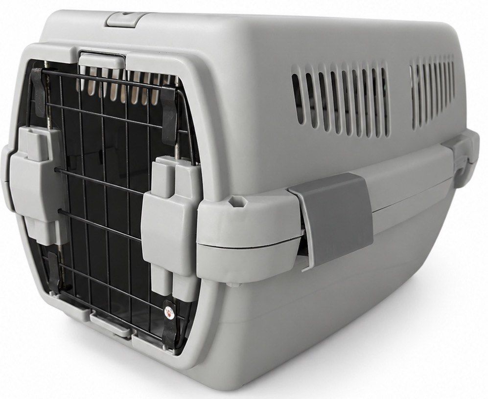 Used Pet Best Pet Carrier Crate (Category: Homes & Other Pet Accessories) located in Taguig. Submitted by myalist (Listing ID 1449815305, Image 1). Description: Used Pet Best pet carrier crate Missing side latches but has screws Dimensions: 18”x10”x11” This is a used item please manage your expectations P600 only Item is located in Taguig City.