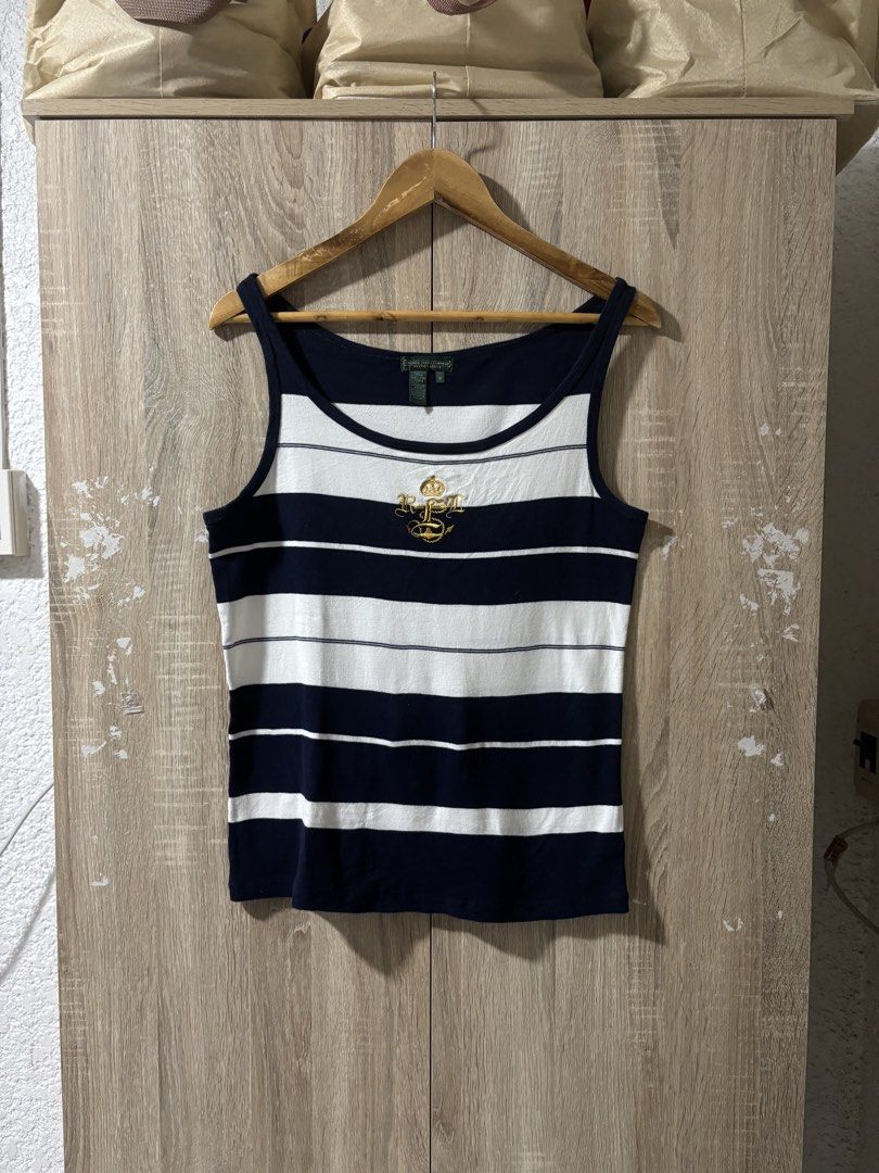 Vintage Ralph Lauren Tank Top (Category: Sleeveless) located in Tagum. Submitted by pointers15 (Listing ID 1449934643, Image 1). Description: M on tag 17x24.5 Excellent to new Cr: 9.8/10 No issue❌.