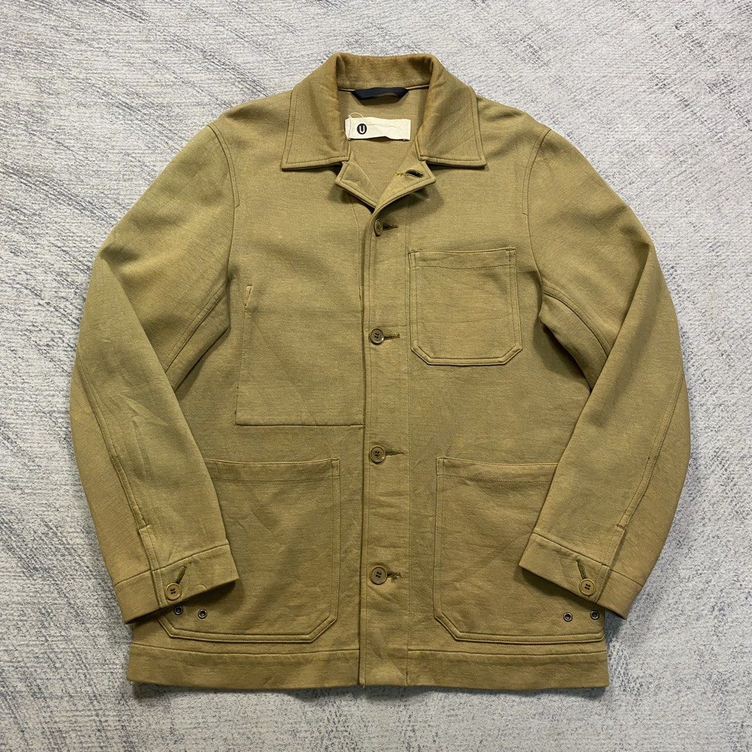 Vintage Workwear Chore Jacket (Category: Coats, Jackets and Outerwear) located in Ketereh. Submitted by simplethrift (Listing ID 1449847071, Image 1). Description: ‼️RUJUK SEMUA GAMBAR DETAIL‼️ 🔹GOOD CONDITION 🔹P22” x L29.5” 🔥UTK RESPON PANTAS WHTSAPP🔥 📲 0️⃣1️⃣7️⃣9️⃣1️⃣6️⃣0️⃣0️⃣1️⃣5️⃣ 🎁 Postage: Rm10 (WM) / Rm15 (Borneo) @ DFOD (bayar pd J&T) .