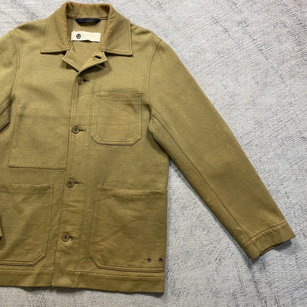 Vintage Workwear Chore Jacket (Category: Coats, Jackets and Outerwear) located in Ketereh. Submitted by simplethrift (Listing ID 1449847071, Image 2). Description: ‼️RUJUK SEMUA GAMBAR DETAIL‼️ 🔹GOOD CONDITION 🔹P22” x L29.5” 🔥UTK RESPON PANTAS WHTSAPP🔥 📲 0️⃣1️⃣7️⃣9️⃣1️⃣6️⃣0️⃣0️⃣1️⃣5️⃣ 🎁 Postage: Rm10 (WM) / Rm15 (Borneo) @ DFOD (bayar pd J&T) .