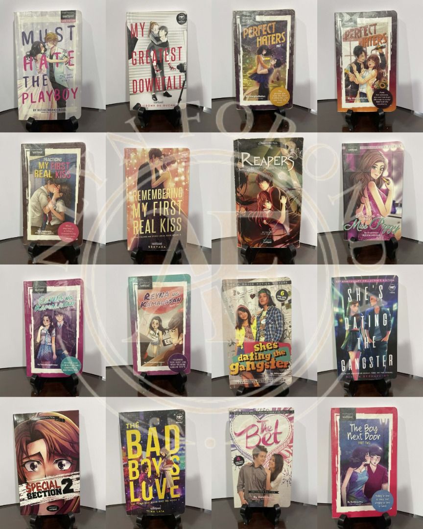 WATTPAD BOOKS (Category: Storybooks) located in Angeles City. Submitted by mersss_ (Listing ID 1449861730, Image 3). Description: ‼️Wattpad Books For Sale‼️ • 80 books + 16 free books • ₱11k Take all ONLY (₱16,000+ Worth of books) • Good to New Condition • Once Read Only • Bookmarks for each book included (pf) • With Adhesive Cover • No stains, no rips, minor folds (some books only) • MORE FREEBIES (Wattpad magazines, wattpad quote book, etc.) MO