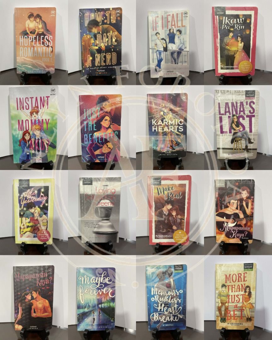 WATTPAD BOOKS (Category: Storybooks) located in Angeles City. Submitted by mersss_ (Listing ID 1449861730, Image 2). Description: ‼️Wattpad Books For Sale‼️ • 80 books + 16 free books • ₱11k Take all ONLY (₱16,000+ Worth of books) • Good to New Condition • Once Read Only • Bookmarks for each book included (pf) • With Adhesive Cover • No stains, no rips, minor folds (some books only) • MORE FREEBIES (Wattpad magazines, wattpad quote book, etc.) MO