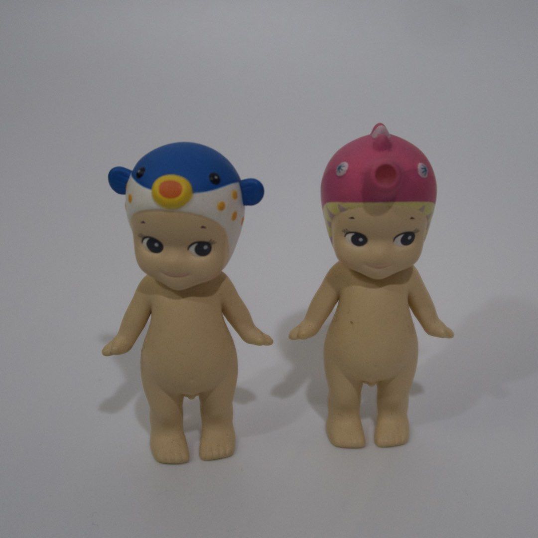 wts lfb tingi sonny angel (Category: Designer & Blind Box Toys) located in Taguig. Submitted by abbycaa (Listing ID 1449885656, Image 3). Description: good to mint condi no bnf marine series - seahorse & blowfish [₱300] vegetable series - eggplant [₱300] sweets series - pudding [SOLD].
