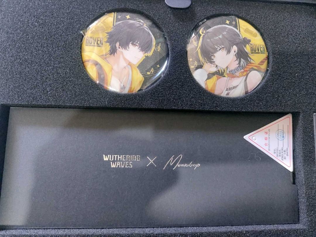 Wuthering Waves x Moondrop Limited Edition Merchandise Set (Category: Earphones) located in Caloocan City. Submitted by mjting01 (Listing ID 1449767793, Image 3). Description: Selling an unused Wuthering Waves x Moondrop limited edition bluetooth earbuds Complete with box and all parts of the bundle Only opened for checking.