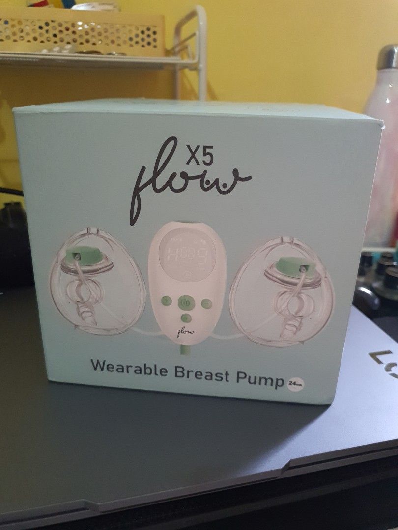 X5 Flow Wearable Breast Pump (Category: Breastfeeding & Bottle Feeding) located in Manila. Submitted by zeyon360 (Listing ID 1449925112, Image 1). Description: -never been used. nawalan na ng milk si mother before pansiya nagamit. opened only for testing. - X5 Flow wearable breast pump - Includes all parts shown: flange, motor, tubes, charging adapter - Ideal for on-the-go pumping - User-friendly and easy to clean.