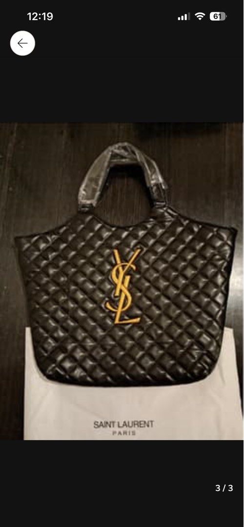 YSL large bag (Category: Women's Bags & Wallets) located in Melbourne. Submitted by jlejones (Listing ID 1449897837, Image 3). Description: Large YSL Bag Old design .