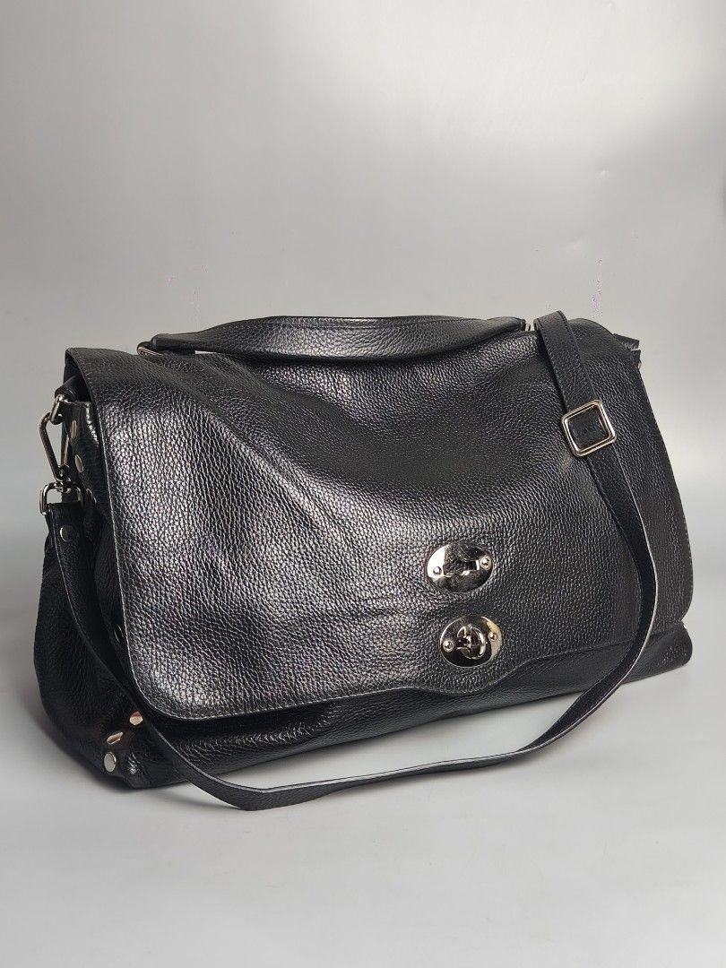 Zanellato Postina Anni 50 Large Shoulder Bag (Category: Luxury Bags & Wallets) located in Bulacan. Submitted by 4kcollection.ph (Listing ID 1449830723, Image 3). Description: Zanellato Postina Anni 50 Large Shoulder Bag Pre-loved from Japan 🇯🇵 Excellent Condition Size: Large Ykk Zip Made in Italy Calf Leather 100% Adjustable Detachable Strap Twisted Lock No Issue Dm for sure buyer 📩 MOP: Gcash / Maya / BPI Courier: J&t / Lbc / Lalamove Locatio