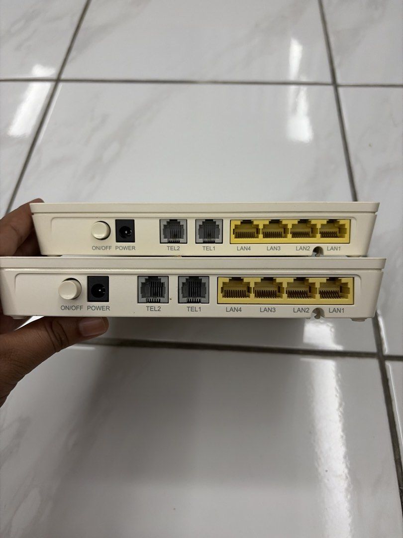 2x Huawei HG8245H GPON Terminal Router (Category: Networking) located in Kuala Lumpur. Submitted by ammamidwar19723 (Listing ID 1450079085, Image 3). Description: 2 huawei WiFi routers for sale Each for rm 35 2 for rm 60.