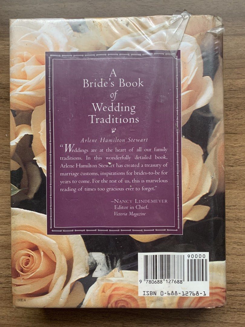 A Bride’s Book of Wedding Traditions (Category: Storybooks) located in Paranaque City. Submitted by thingsofold (Listing ID 1450019829, Image 2). Description: (HB) 1995 Arlene Hamilton Stewart.
