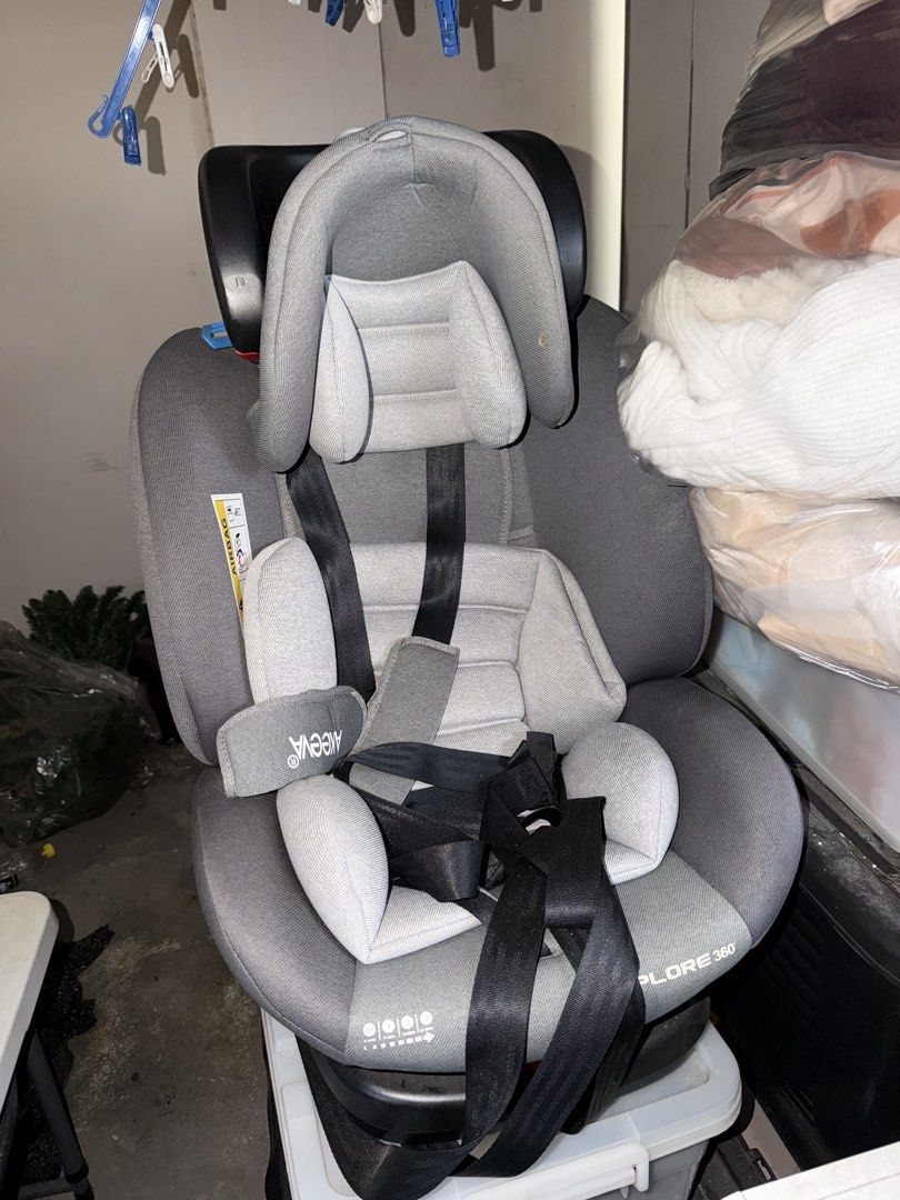 Akeeva Explore 360 Car Seat Grey (Category: Car Seats) located in Paranaque City. Submitted by hansantos07 (Listing ID 1450056954, Image 1). Description: AKEEVA 360° Car Seat for Sale 💰 ₱6,000 (Negotiable) ✔️ Bought brand new in July 2024 from Baby Company Fair for ₱12,000. ✔️ Very seldom used. Our child outgrew it, so it has been kept in storage. ✔️ Still in very good condition. PM if interested. Thank you!.