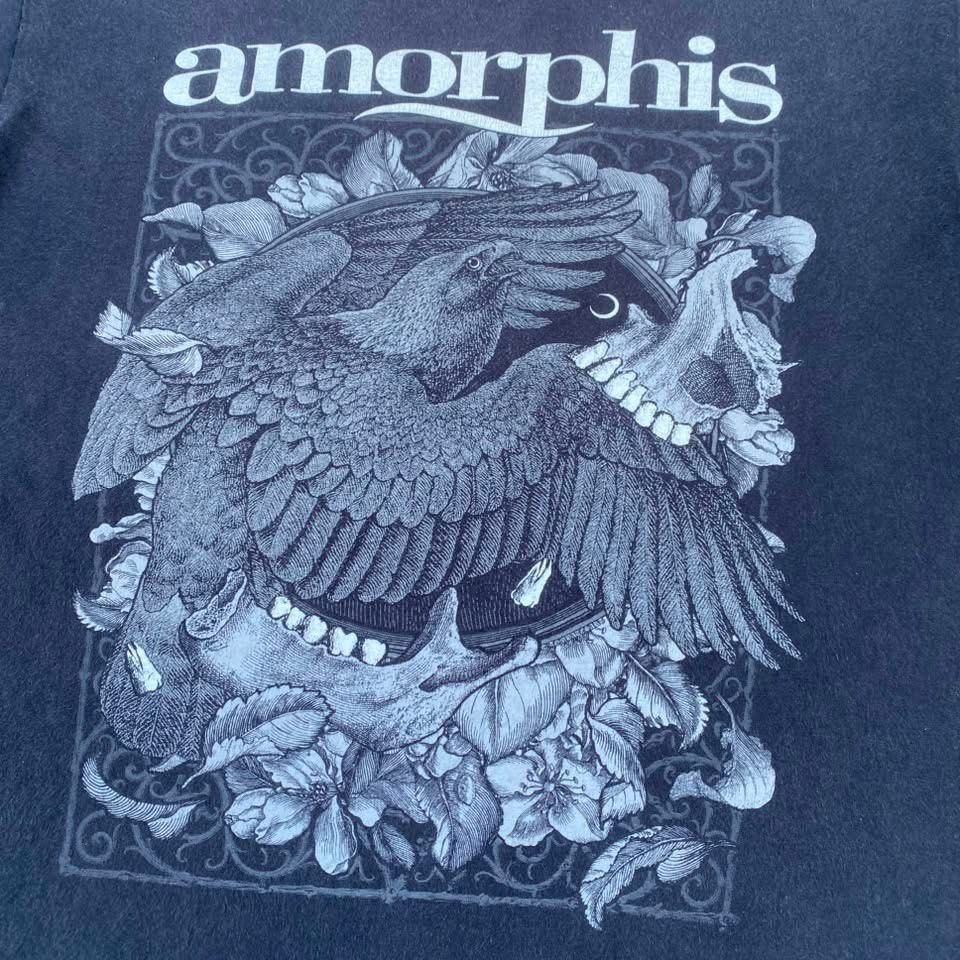Amorphis (Category: Tshirts & Polo Shirts) located in Kota Bharu. Submitted by dhirrow.store (Listing ID 1450072696, Image 2). Description: - Amorphis - 20x27 - bebas koyak & lubang - warna pudar - 8/10 cun.