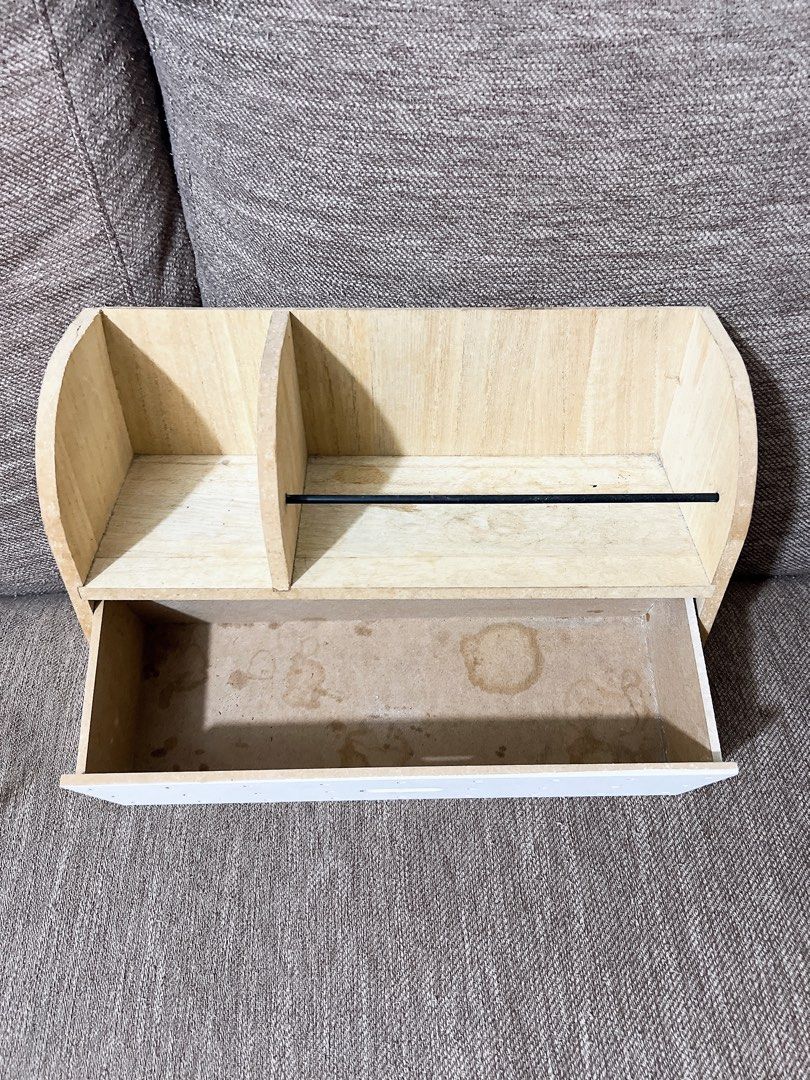 Anko Makeup Perfume storage with drawer organizer (Category: Storage Boxes & Baskets) located in Cavite. Submitted by wishie_collects (Listing ID 1450056333, Image 3). Description: Anko Makeup Perfume organizer shelf with drawer.