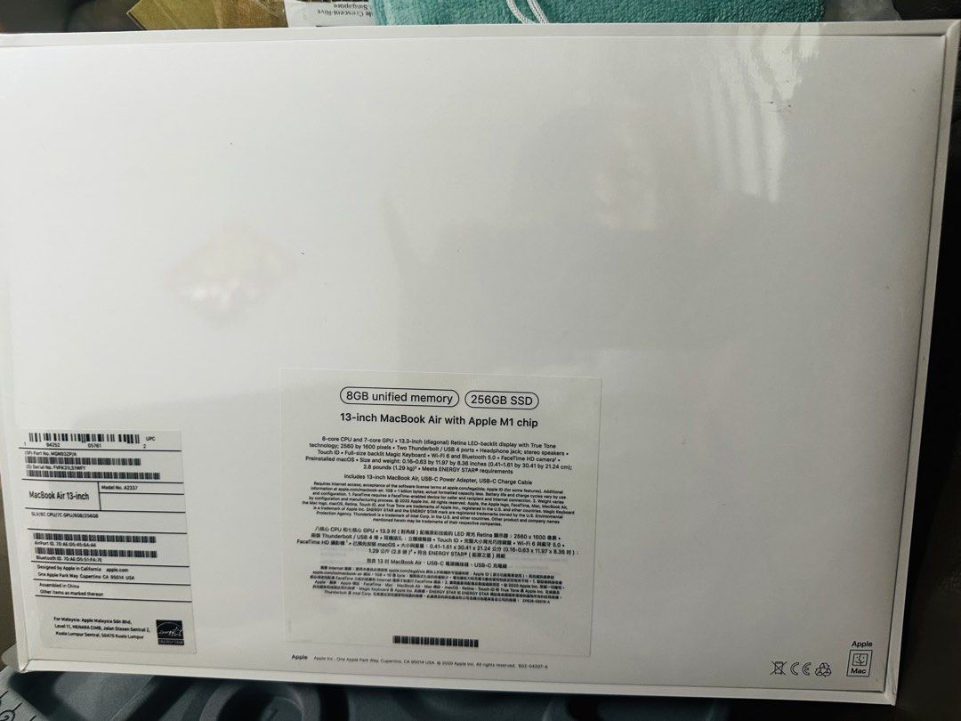 Apple MacBook Air 13-inch M1 Chip 8GB RAM 256GB SSD, Computers & Tech ...