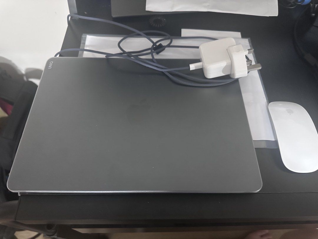 Apple MacBook Air Laptop with Charger and Mouse