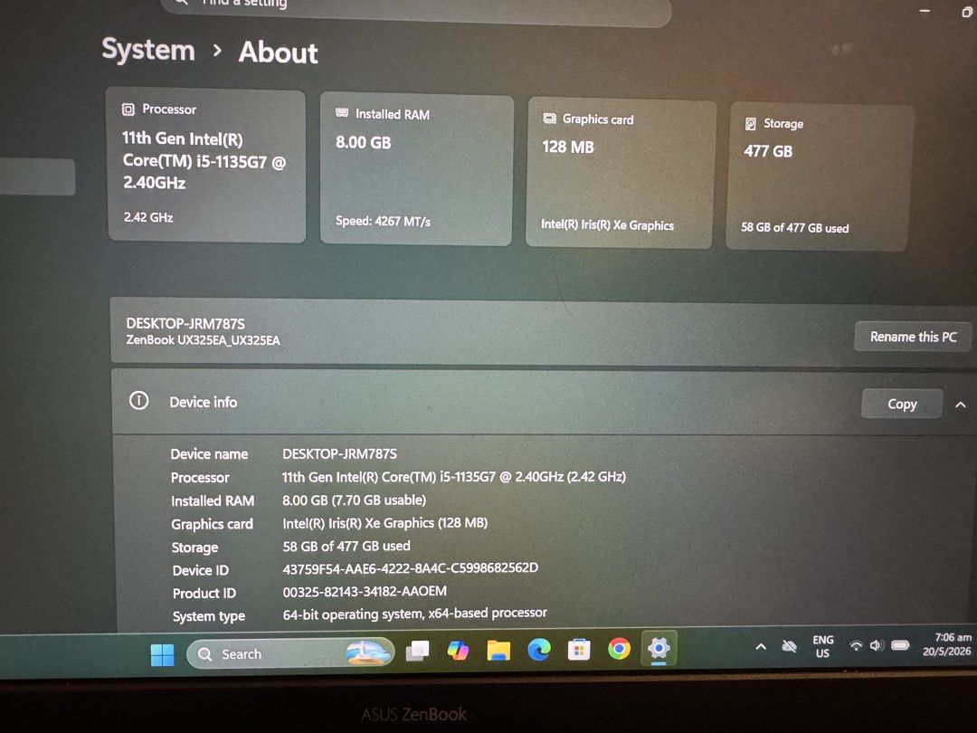 ASUS Zenbook 13 UX325EA511238970184181764