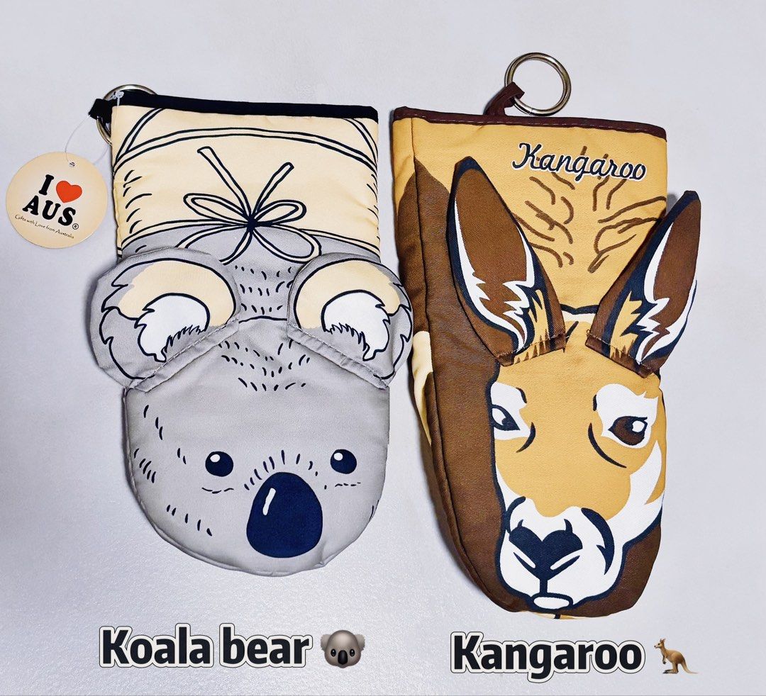 Australia Koala / Kangaroo Oven Mittens
