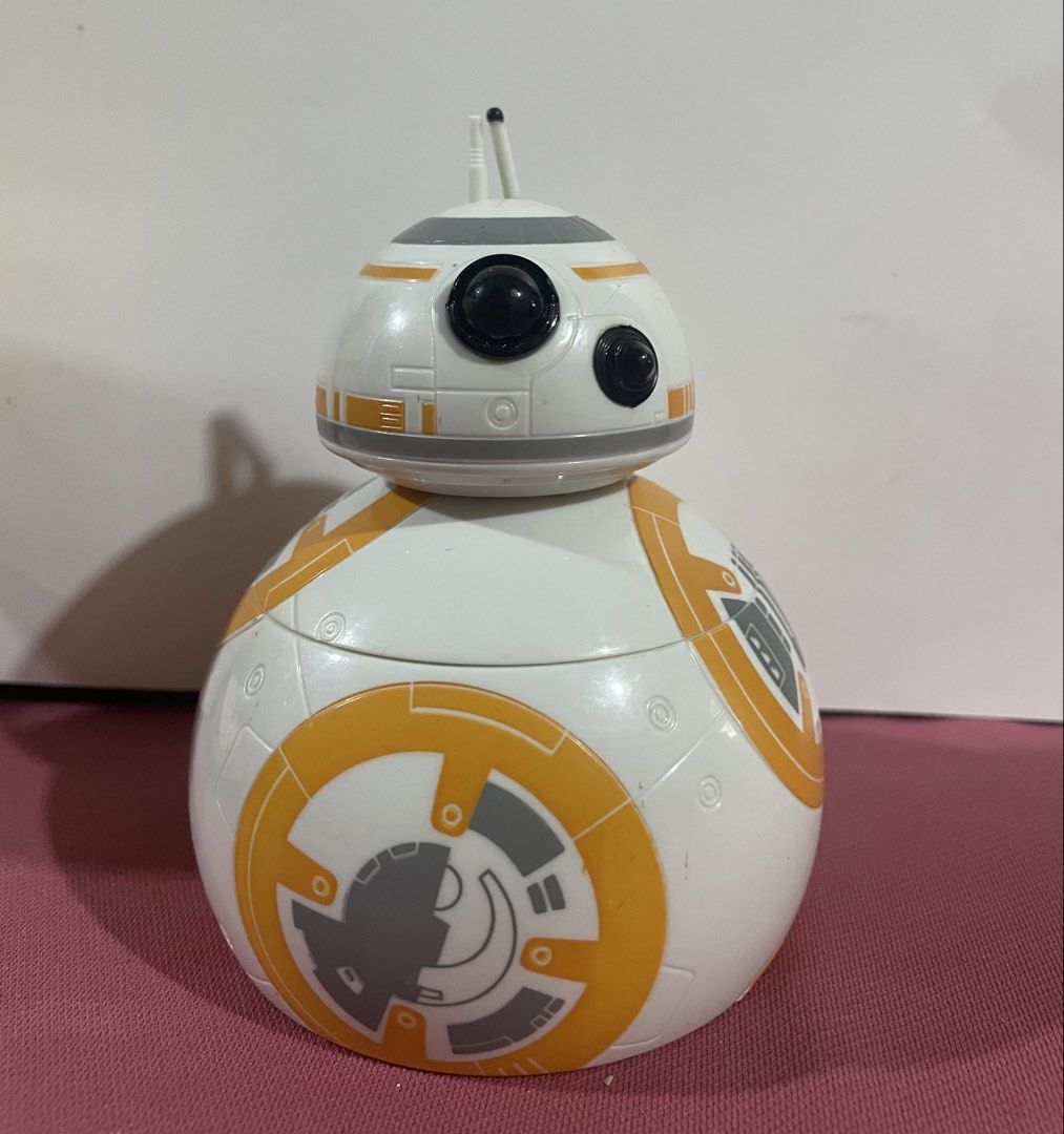 Authentic Star Wars BB-8 Cannister (Category: Western Merchandise) located in Manila. Submitted by prelovedpicksph (Listing ID 1450124773, Image 1). Description: — in good condition, minimal flaws — flaws include: minimal black marks on the back (see 2nd pic for reference) and bottom .