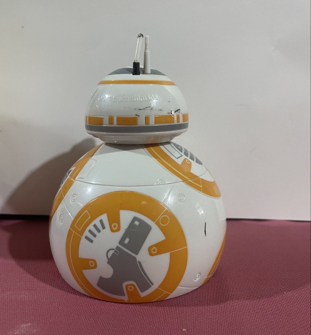 Authentic Star Wars BB-8 Cannister (Category: Western Merchandise) located in Manila. Submitted by prelovedpicksph (Listing ID 1450124773, Image 2). Description: — in good condition, minimal flaws — flaws include: minimal black marks on the back (see 2nd pic for reference) and bottom .