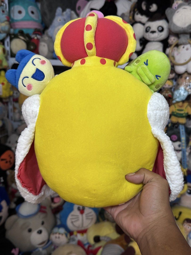 Bandai Tamagotchi Gotchi King plush (Category: Plushies & Soft Toys) located in Antipolo. Submitted by bhabiegraciefashionlab (Listing ID 1450109253, Image 1). Description: Official Bandai prize plush * Rare Japanese UFO catcher exclusive * Super soft and huggable * Large size * Original Bandai tag attached * Perfect for Tamagotchi collectors and kawaii plush fans.
