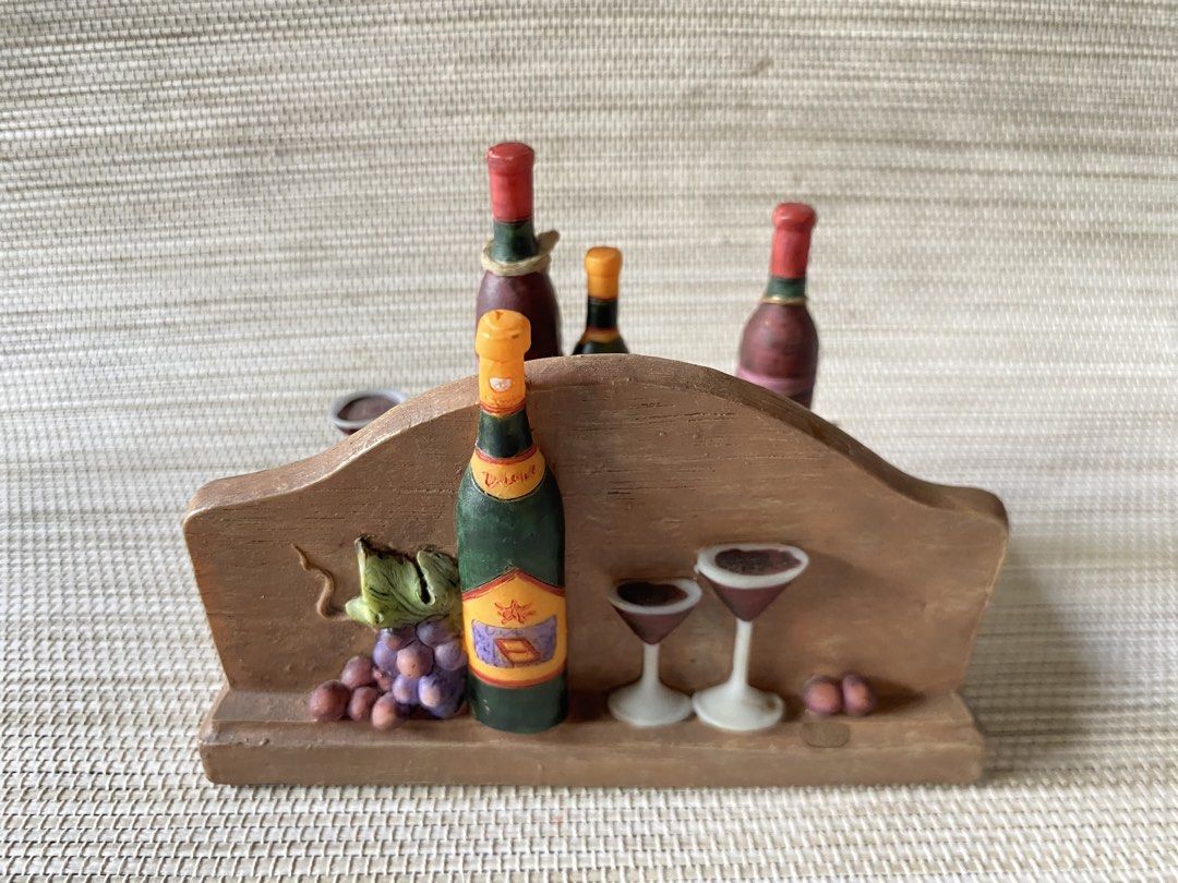 Barware Design Wine Bottle Ceramic Table Napkin Holder (Category: Other Kitchenware & Tableware) located in Davao. Submitted by shauitoys2019 (Listing ID 1450049578, Image 1). Description: Original quality BRANDED products from Japan . 📌Please take your time to review the photos closely as they are part of the item’s description; we do our best to ensure that the pictures show all aspects of the items, good and not so good, so that any noticeabl