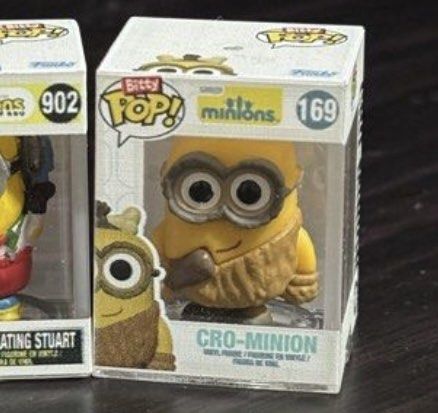Bitty Pop Cro-Minion (Category: Designer & Blind Box Toys) located in Pasay City. Submitted by myungjunnahh (Listing ID 1450097712, Image 1). Description: - rfs: decluttering - still negotiable - no box and foil - no issues - MOP: gcash - sf is shouldered by the buyer.